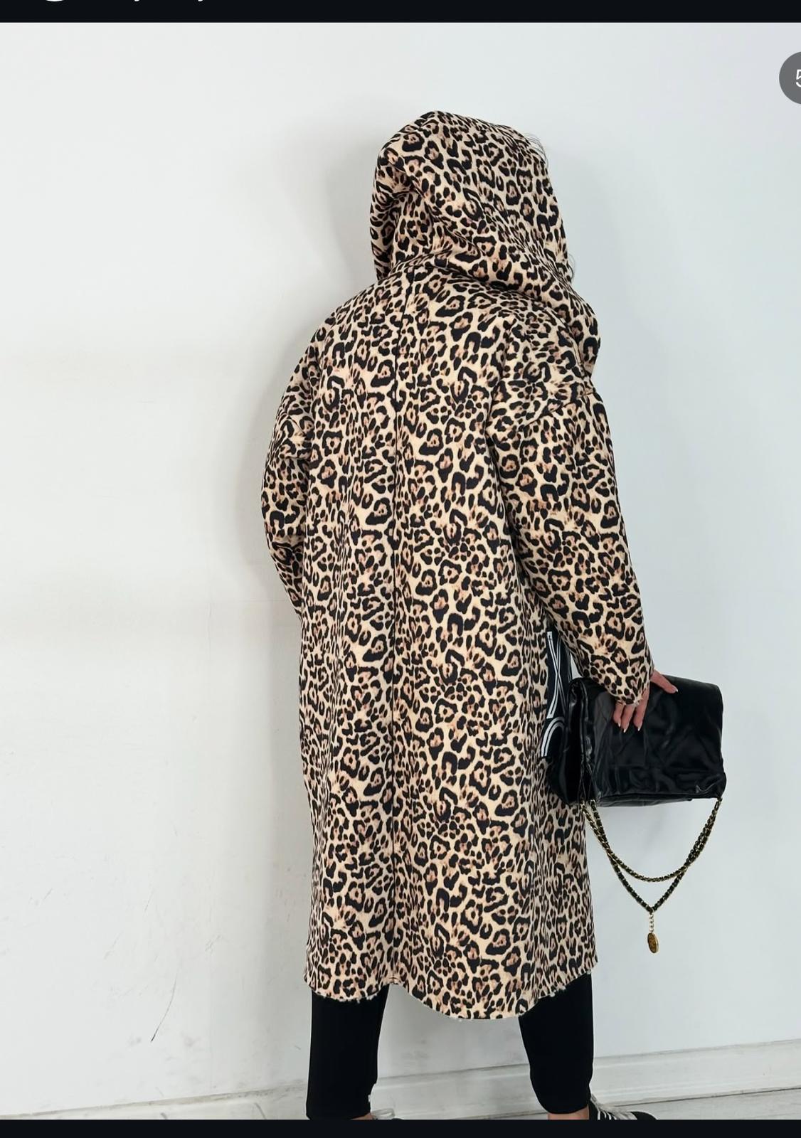 İÇİ KÜRKLÜ LEOPAR KAP