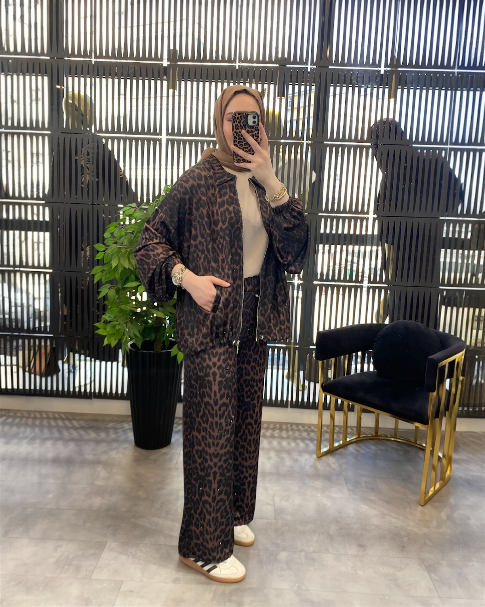 İTHAL TAŞLI LEOPAR TAKIM