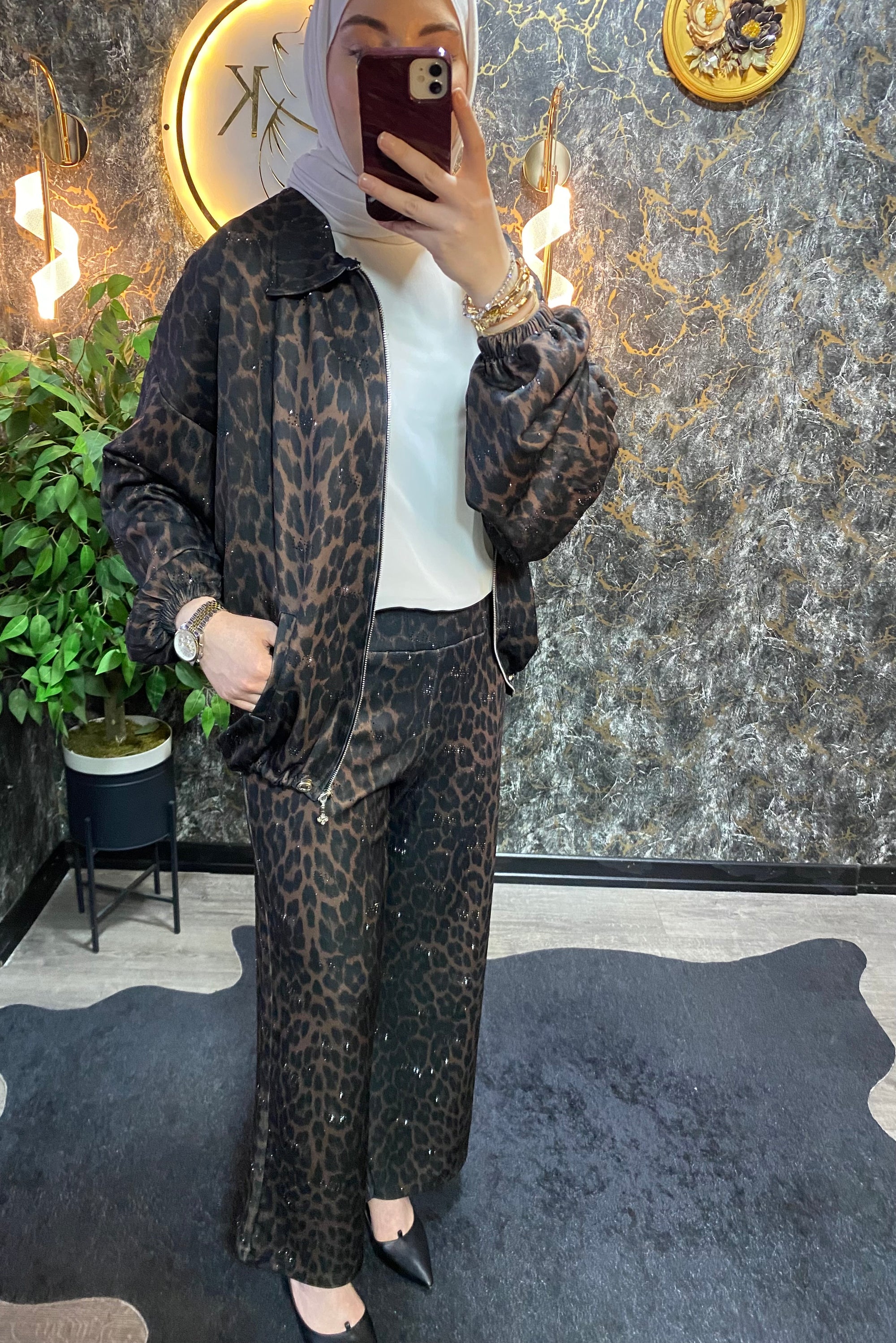 İTHAL TAŞLI LEOPAR TAKIM