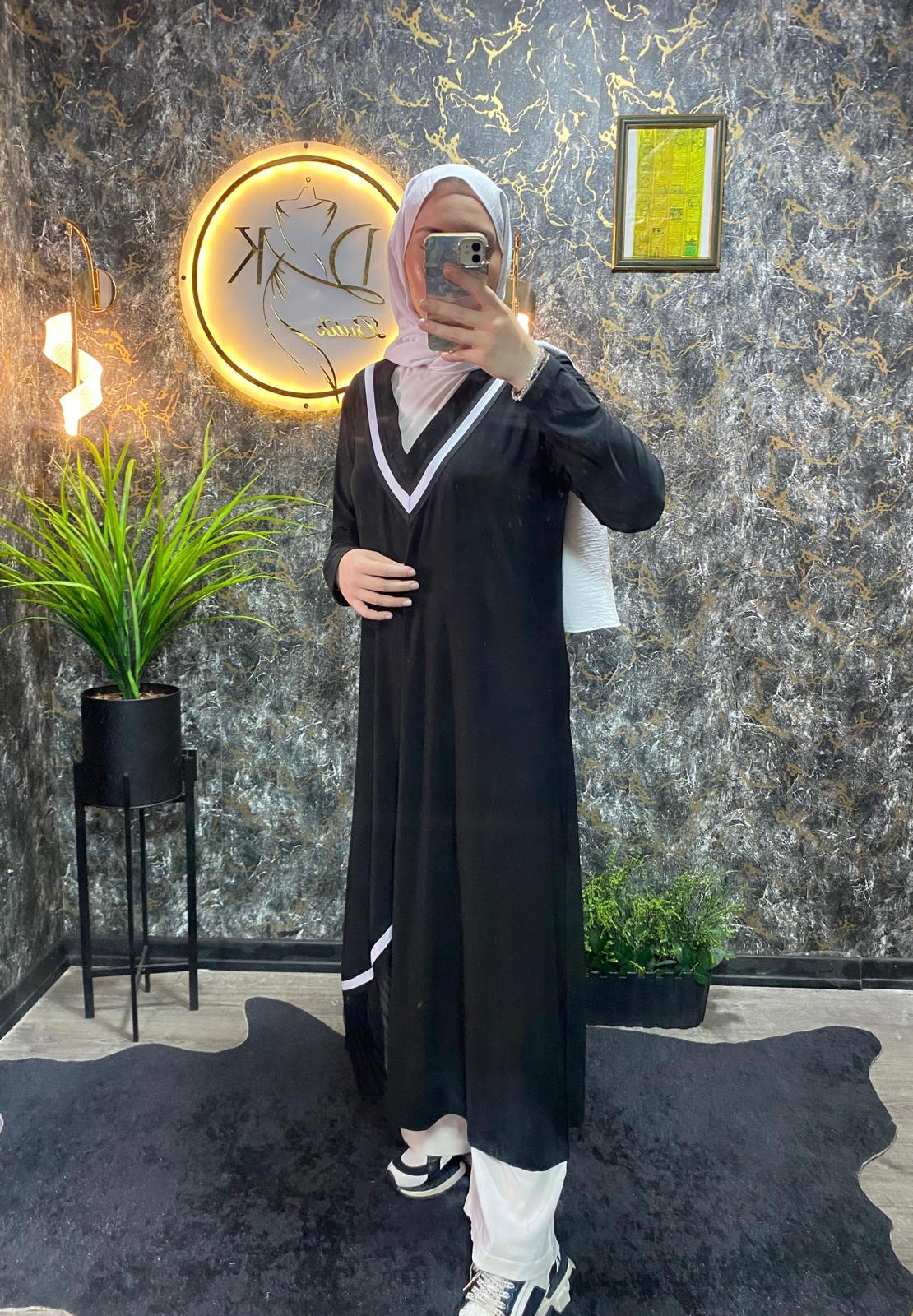 TÜL DETAYLI ELBİSE