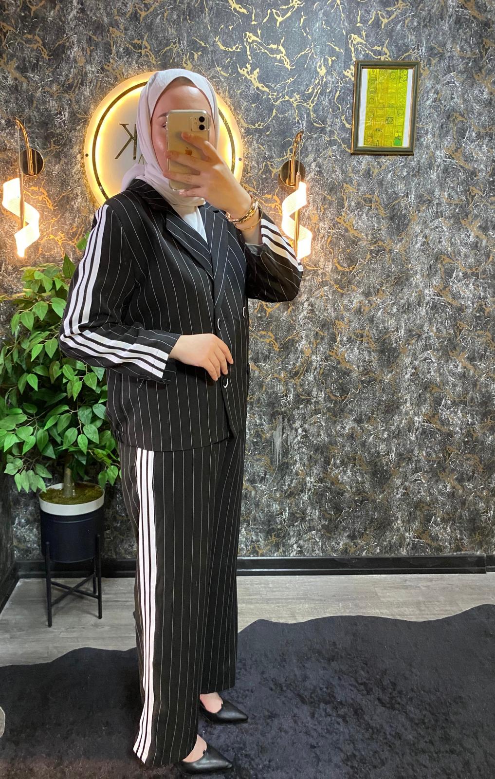 ADİDAS ÇİZGİLİ İTHAL TAKIM