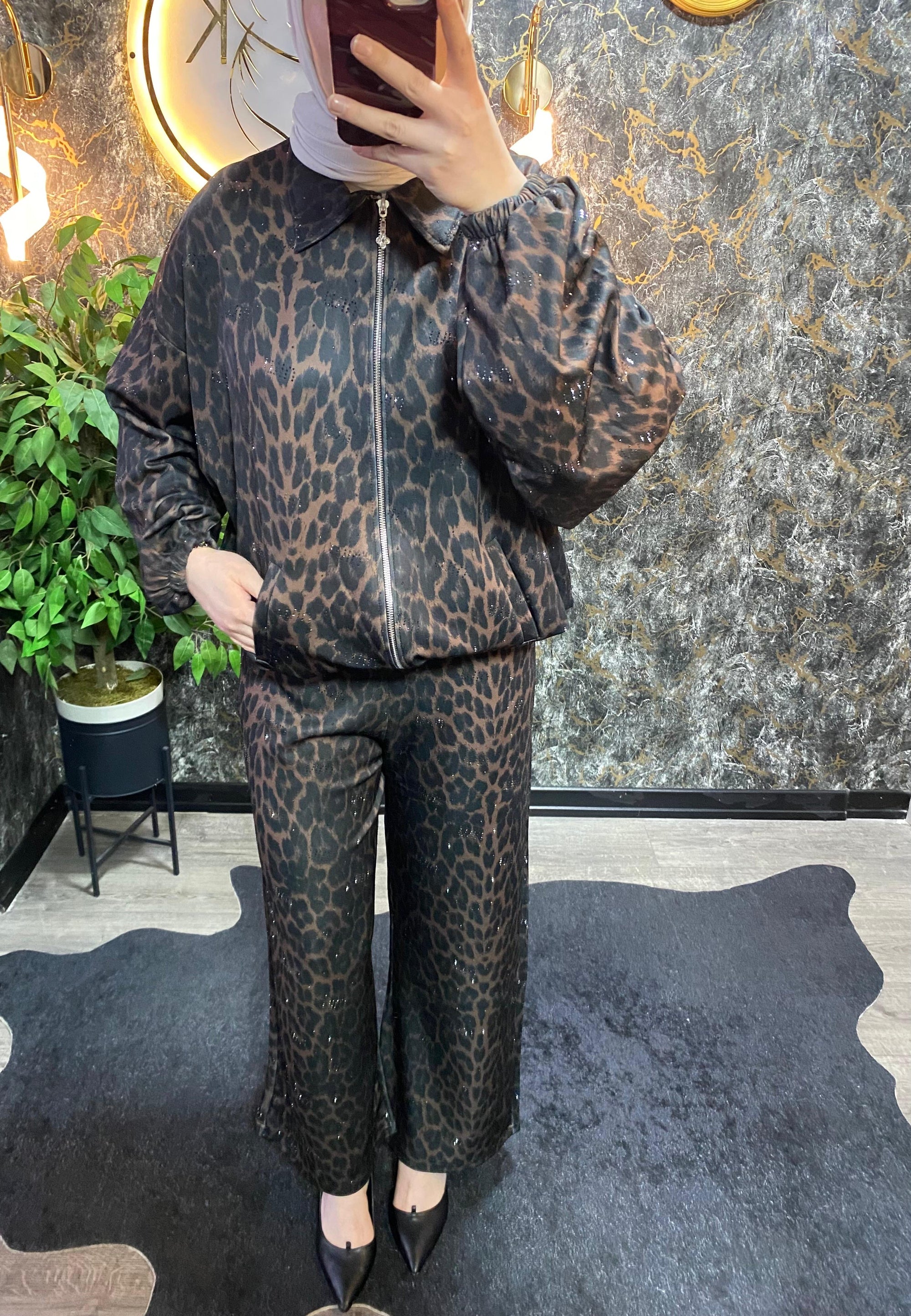İTHAL TAŞLI LEOPAR TAKIM