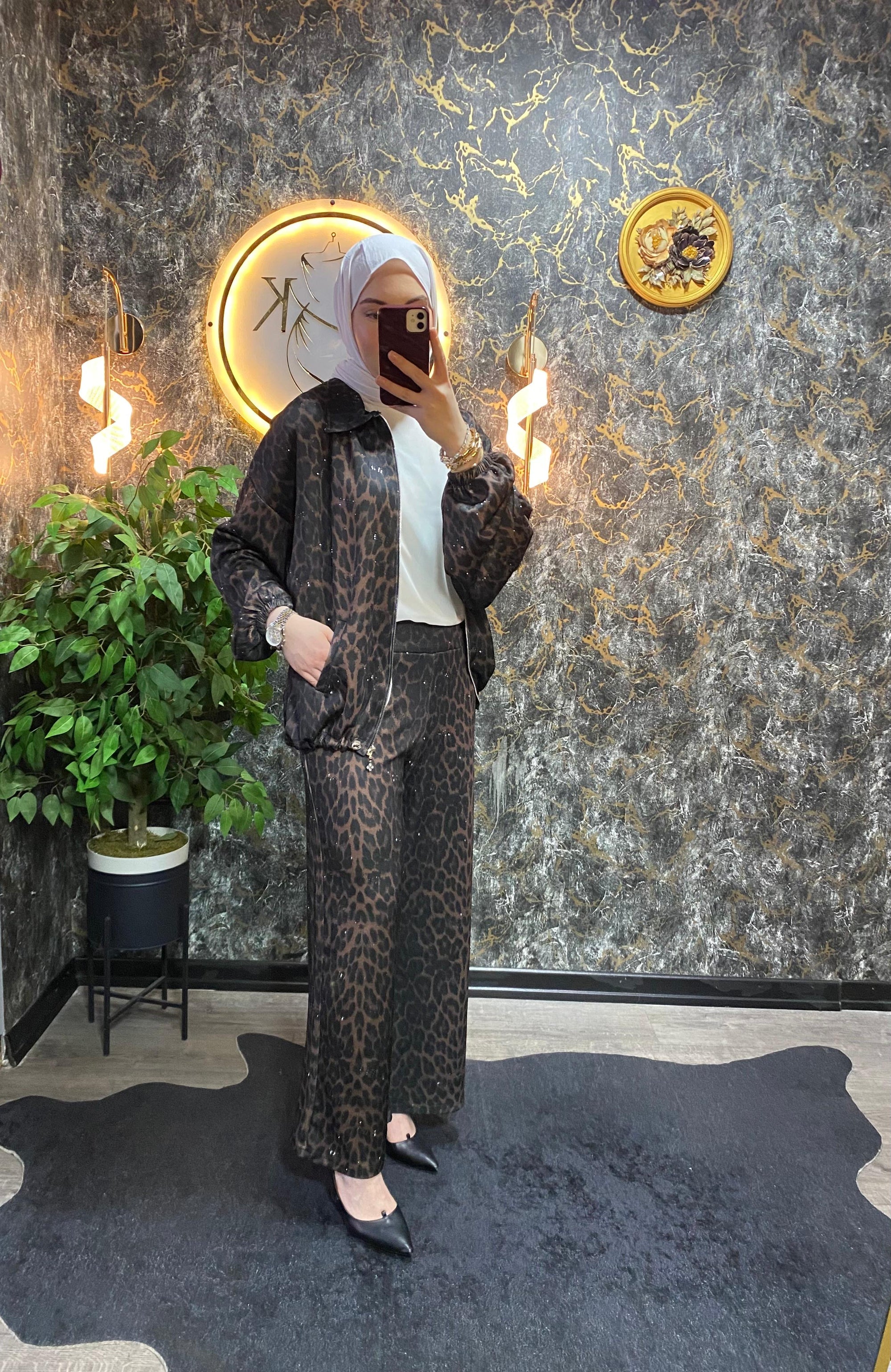 İTHAL TAŞLI LEOPAR TAKIM