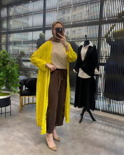 GÖMLEK ELBİSE SARI